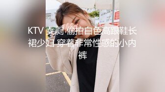 KTV 女厕 偷拍白色高跟鞋长裙少妇 穿着非常性感的小内裤