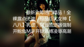 ⚫️⚫️最新众筹热门精品！全裸露点无遮，极品巨乳女神【八八】乳虐，阴唇固定器强制开鲍鱼M字开腿紧缚凌辱高潮